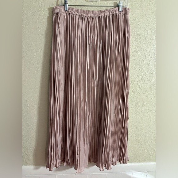 Madeline Powder Rose Pink Maxi Pleated Women’s Skirt Sz 14 (EU 18) Victorian - Picture 5 of 11